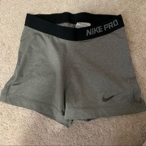 grey nike pros!